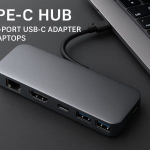 18 Type-C Hub - Multi-Port USB-C Adapter for Laptops